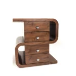 Priti Desk Soft Snake Walnut -150x70cm - Image 3