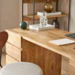 Priti Modular Desk 2 File Cabinets with 4 Drawer - Image 9