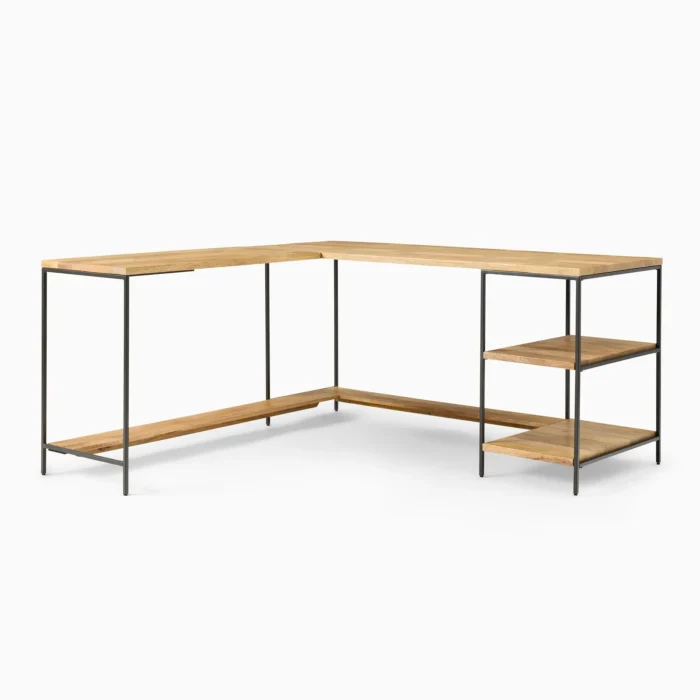 Modular-L-Shaped-Desk2 Priti Industrial Storage Modular L-Shaped Desk Open Shelves - Image 4