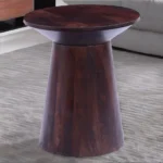 Fes Brown Solid Wood Side Table