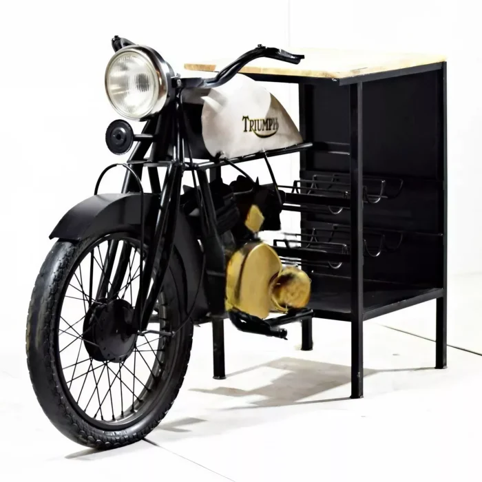 Priti-Duel-Finish-Distress-Design-Automobile-Wine-Cabinet.webp Priti Duel Finish Distress Design Automobile Wine Cabinet - Image 2