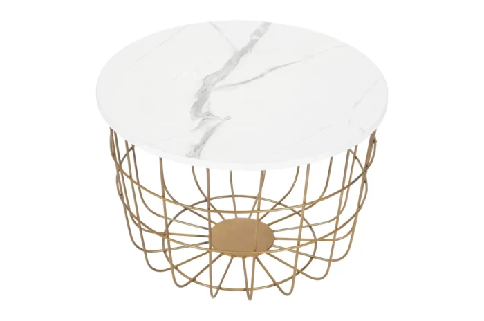 TCF_9380-scaled Salamanca Marble Finish Coffee Table - Image 2