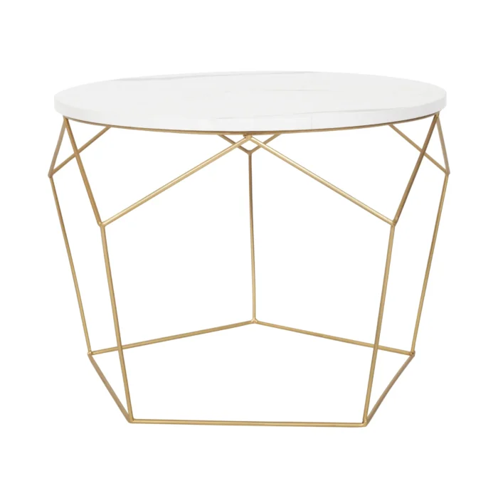 Diamond Marble Finish Coffee Table - Image 6