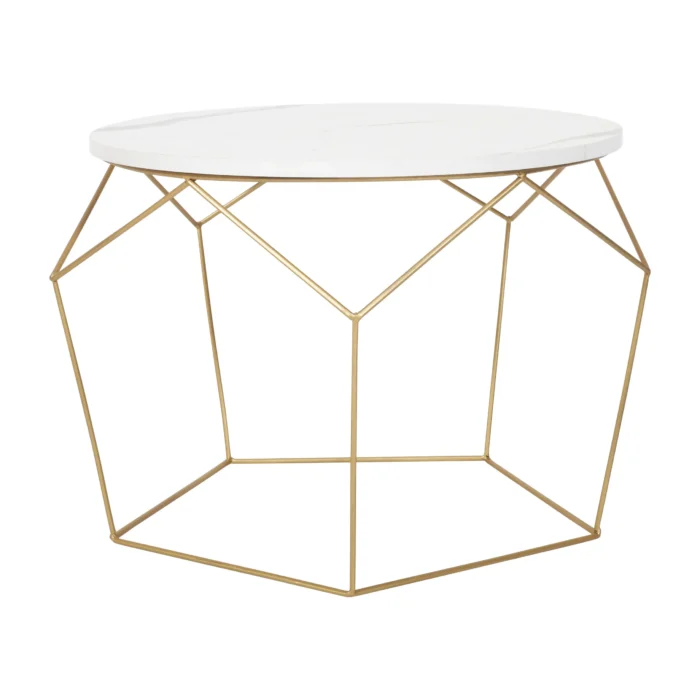 Diamond Marble Finish Coffee Table - Image 7