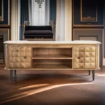 Tetris Natural Wood TV Cabinet