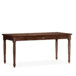 Large Writing Desk with Drawer, Tuscan Chestnut | Wooden Desk