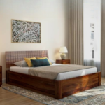 PRITI :Normandy Wooden Storage King Bed