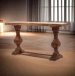 Luton Walnut Wood Console