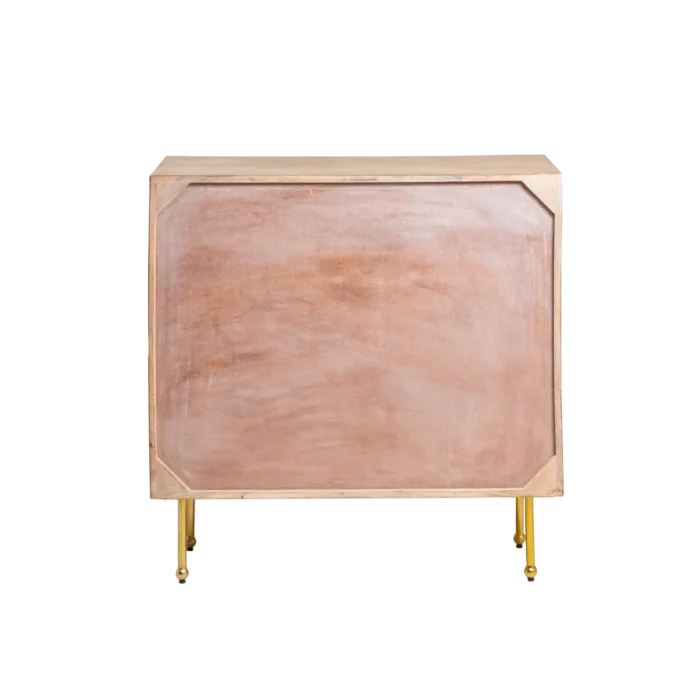 Tribal Carved 3 Drawer Chest Of Drawers - Image 10