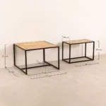 Coventry Nesting Coffee Table Set of 3 - Image 6