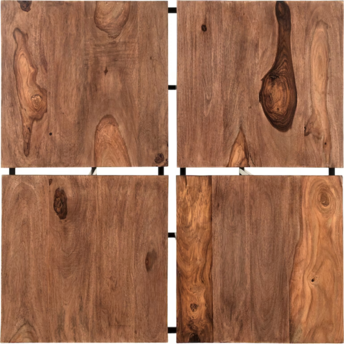 Mack Modern Wood Pyramid Coffee Table - Image 4