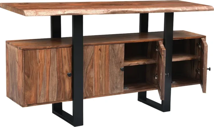 Bronson 4 Door Storage Credenza - Image 3