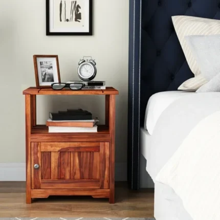 Djamen Solid Wood Bedside