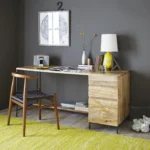 Priti Industrial Modular Desk With File Cabinet 64 - Image 4