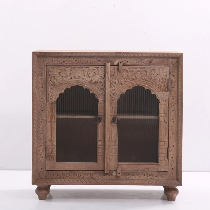 priticabinet-e1706504538192 Rustic Carved Wooden 2 Door Sideboard