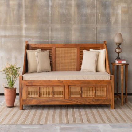 Ventura Cane Day Bed with Storage