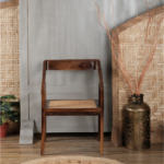 Castella Solid Wood Chair with Arm Rest - Image 4