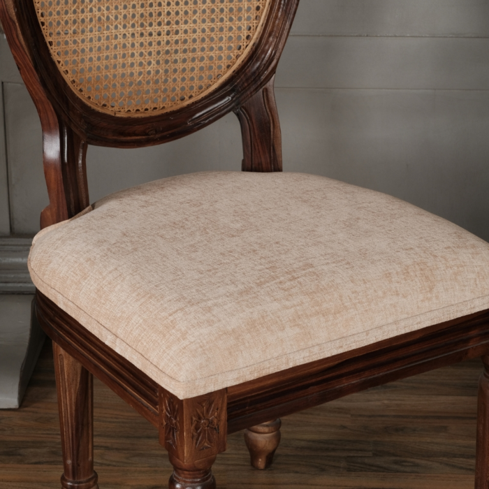 Boltana Solid Wood Cane Chair (Set of 2) - Image 2