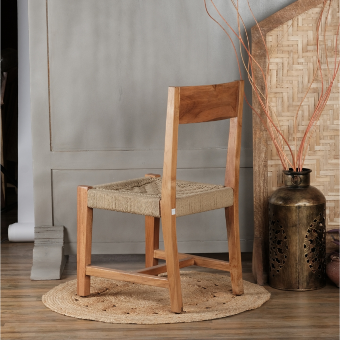 Palleja Solid Wood Chair With Jute Rope (Set of 2) - Image 4