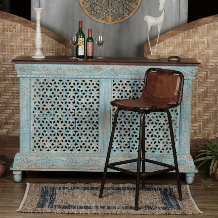 Jackson Bar faux Leather Chair - Image 3