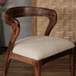 Tolosa Solid Wood Curved Chair - Image 2