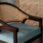 Arnecca Rattan Solid Wood Chair - Image 2