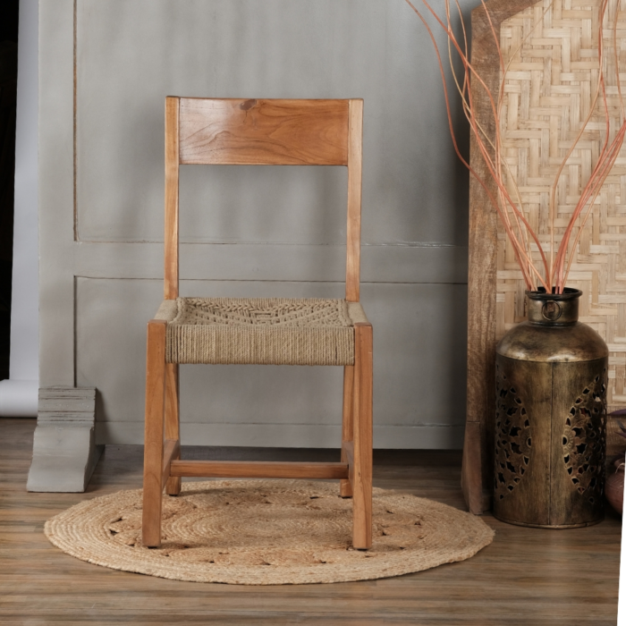 Palleja Solid Wood Chair With Jute Rope (Set of 2) - Image 3