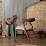 Tolosa Solid Wood Curved Chair - Image 3