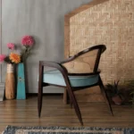 Arnecca Rattan Solid Wood Chair