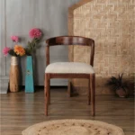 Tolosa Solid Wood Curved Chair - Image 4