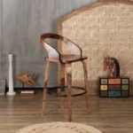 Gouveia Solid Wood High Bar Chair