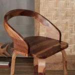 Gouveia Solid Wood High Bar Chair - Image 4