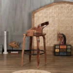 Gouveia Solid Wood High Bar Chair - Image 3