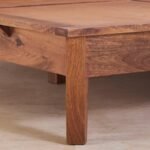 PRITI Cane Connection Wooden Queen Bed - Brown