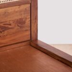 PRITI Cane Connection Wooden Queen Bed - Brown