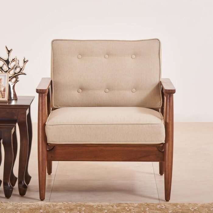 PRITI Cane Connection Fabric Chair PRITI Cane Connection Fabric Chair