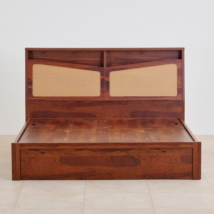 PRITI King Bed with Hydraulic Storage - Brown PRITI King Bed with Hydraulic Storage - Brown