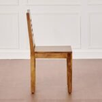 PRITI Wooden 4-Seater Dining Set with Chairs - Brown