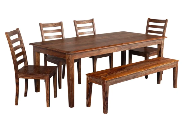 PRITI Solid Wood Dining Table