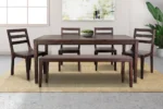 PRITI Solid Wood Dining Table