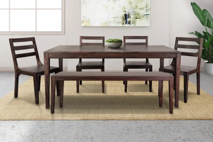 PRITI Solid Wood Dining Table