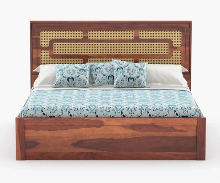 PRITI Wooden Cane King/Queen Size Bed PRITI Wooden Cane King/Queen Size Bed
