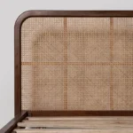 PRITI Solidwood Cane Bed