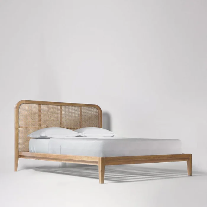 PRITI Solidwood Cane Bed PRITI Solidwood Cane Bed