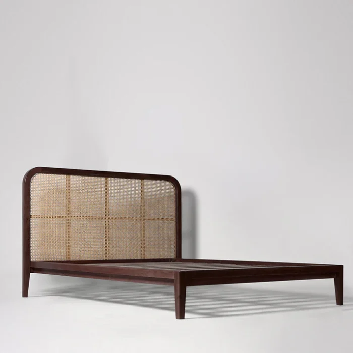 PRITI Solidwood Cane Bed PRITI Solidwood Cane Bed