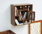 PRITI Wooden Wall Shelves One Door