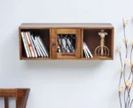 PRITI Wooden Wall Shelve One Door
