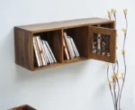 PRITI Wooden Wall Shelve One Door