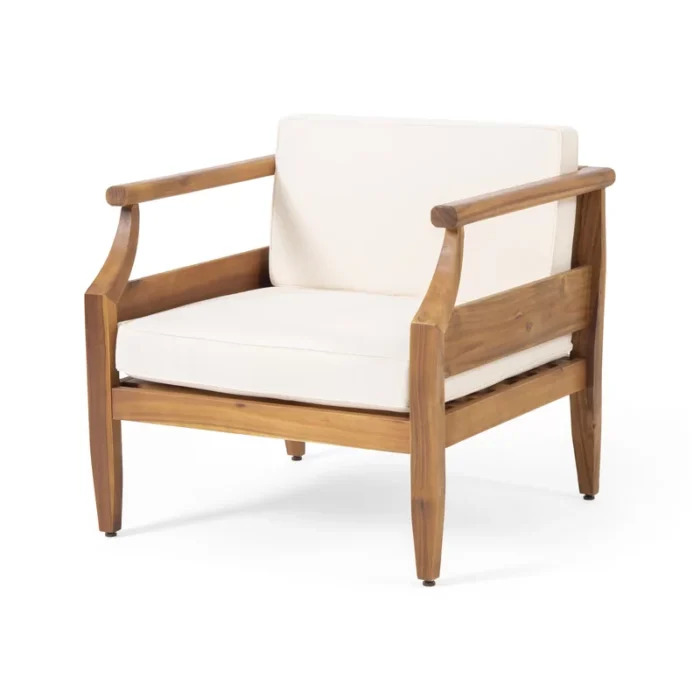 PRITI Solid Wood Sofa Set With Coffee Table For living room