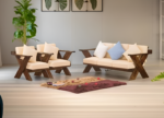 PRITI Solid Wood New Sofa Set
